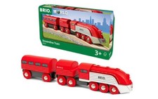 Brio World 33557 Wooden Red  Gray Streamline Train ZQ0313 Set
