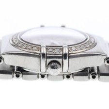 OMEGA 1460.79 Constellation Mini My Choice Iris Color Stone 12P Diamond Bezel Qu 5