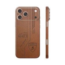 Phone Skin/Phone Wrap For iPhone, Samsung & Android Lamborghini leather Skin