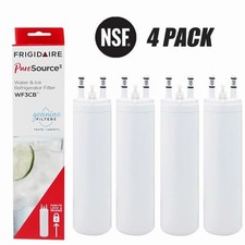 4 Pack Frigidaire WF3CB PureSource 3 Replacement Refrigerator Water Filter