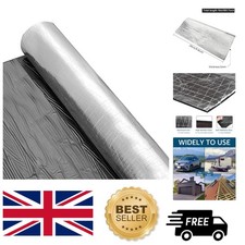 Self Adhesive Reflective Aluminium Foam Insulation 5mm Thick, 24cm x 10m Radi...