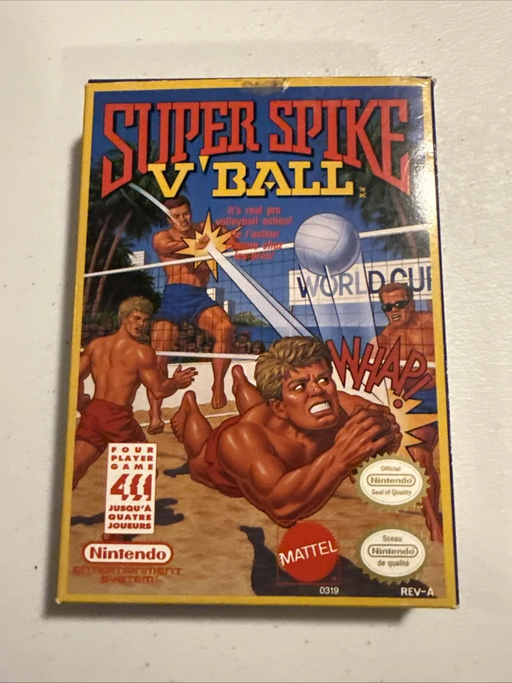 Super Spike V'Ball (Nintendo, 1989) NES Complete CIB Authentic Video Game Works - Image 2 of 4
