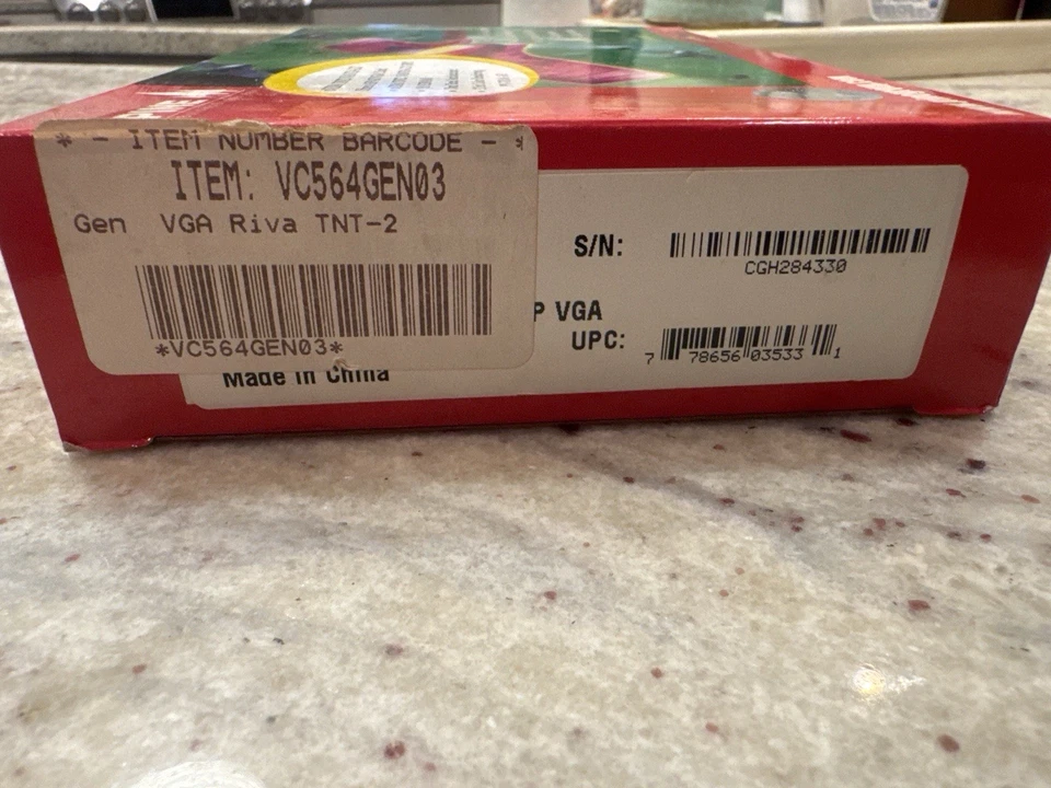 Vintage nVidia TNT2 Vanta-LT 16MB AGP Graphics Card PV-T01A-AR - NEW w/ Box - Image 3 of 4