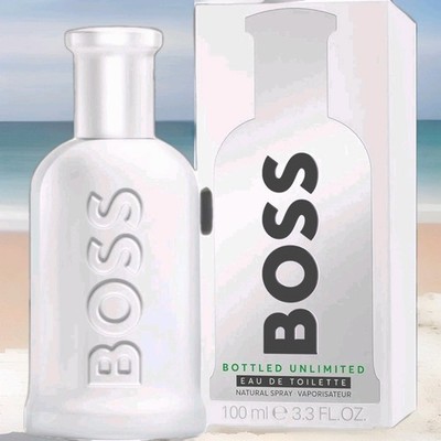 Boss Bottled Unlimited by Hugo Boss 3.3 oz/100ml EDT for Men. New In Sealed Box.