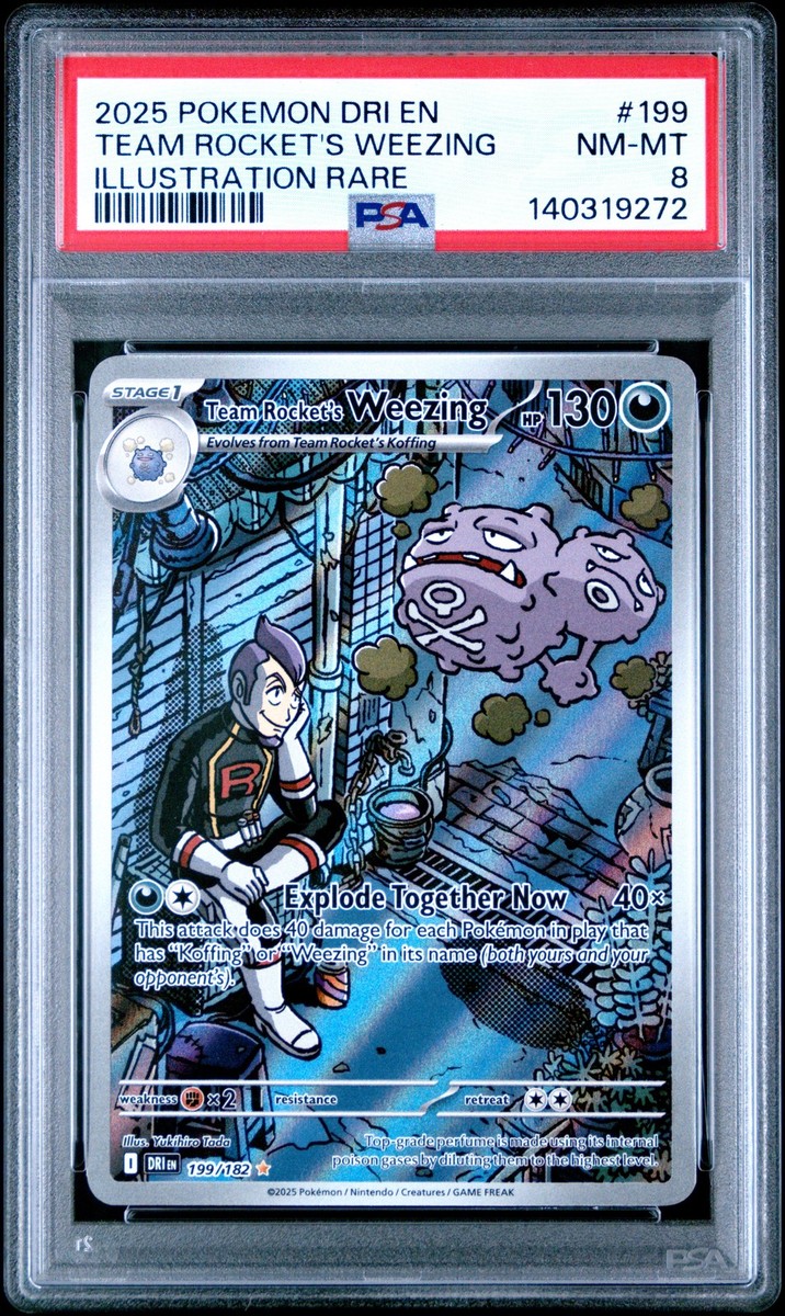 Team Rocket's Weezing 199/182 Sv10: Destined Rivals Holo for sale