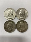 2 1964-D, 1962-D, 1963 Washington Quarters