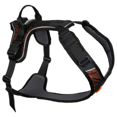 Non-stop Dogwear Rock Harness Hundegeschirr schwarz gepolstert Reflektiv