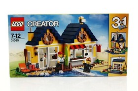 Lego Creator Model Building Set 31035 Beach Hut 100% complete +instr. + box 2015