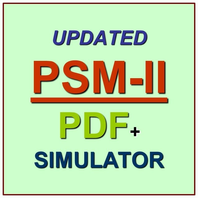 PSM-I시험덤프공부