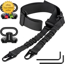 Rifle Sling Two Point Sling Adjustable Length Sling for Rifle with 2 Pack