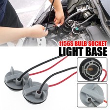 1156S Universal Pigtail Wire Female Socket For Harness Front Signal Turn Lamp US