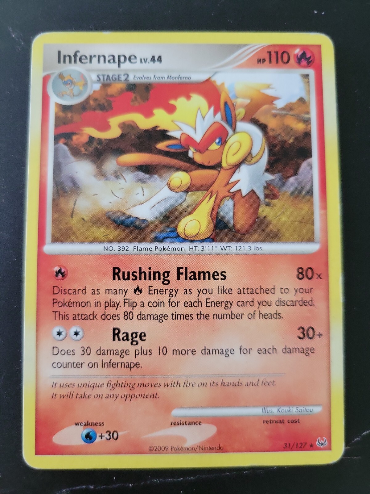 Pokemon Card 2009 Platinum - Infernape 31/100 | eBay