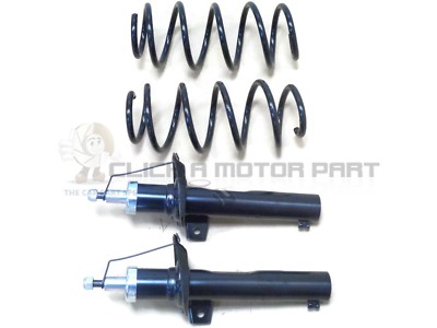 VW PASSAT B6 MODELS 2005-2011 FRONT SUSPENSION 2 SHOCK ABSORBERS + COIL SPRINGS