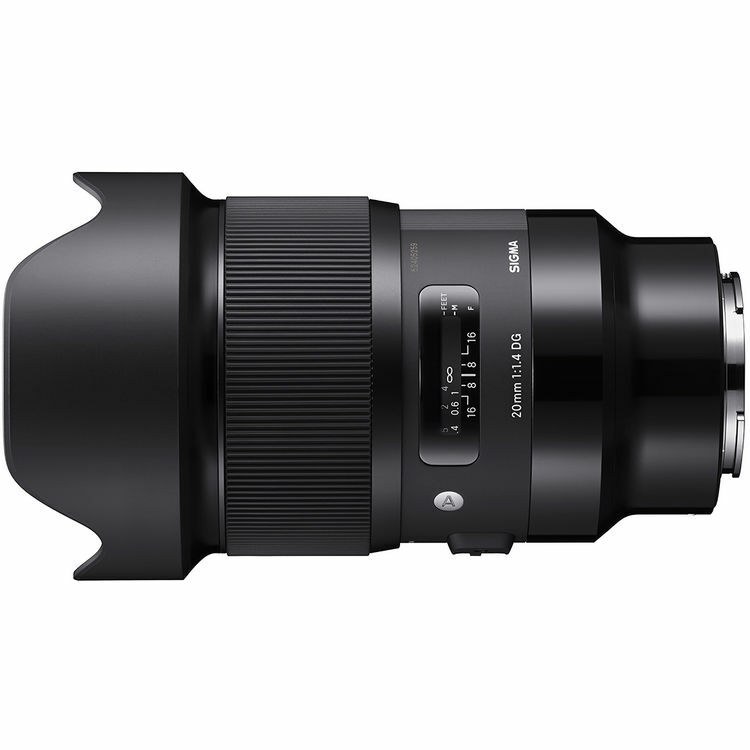 Sigma 20mm F1.4 Art DG HSM Lens for Sony E Mount. U.S. Authorized