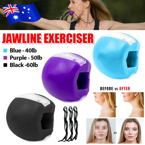 3 Pack Jawline Exerciser Jawlineme Exercise Fitness Ball Neck Face Jawzrsize Jaw - Picture 4 of 15