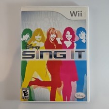 Disney Sing It (Nintendo Wii, 2008) Complete Excellent Used