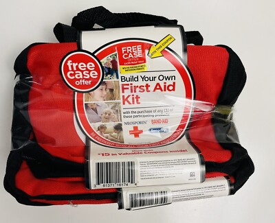 Johnson & Johnson's Build Your Own First Aid Kit Bag (Lot Of 6)