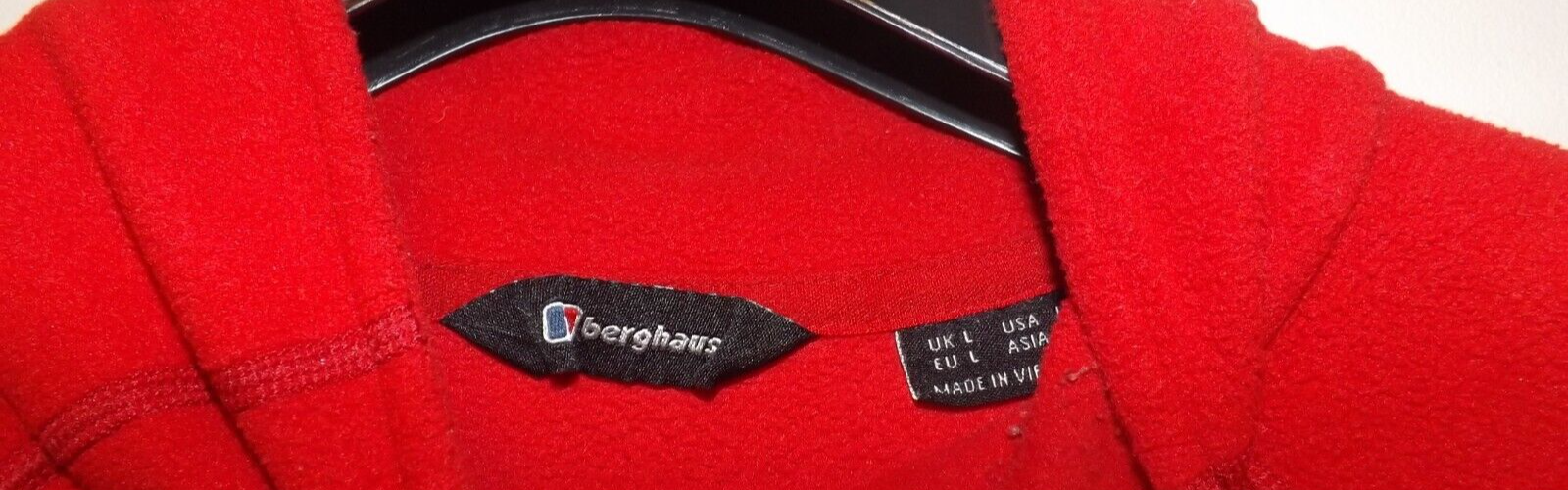 Berghaus Fleece Mens Large Red 1/2 Zip Jumper Walking Outdoor Hiking eBay