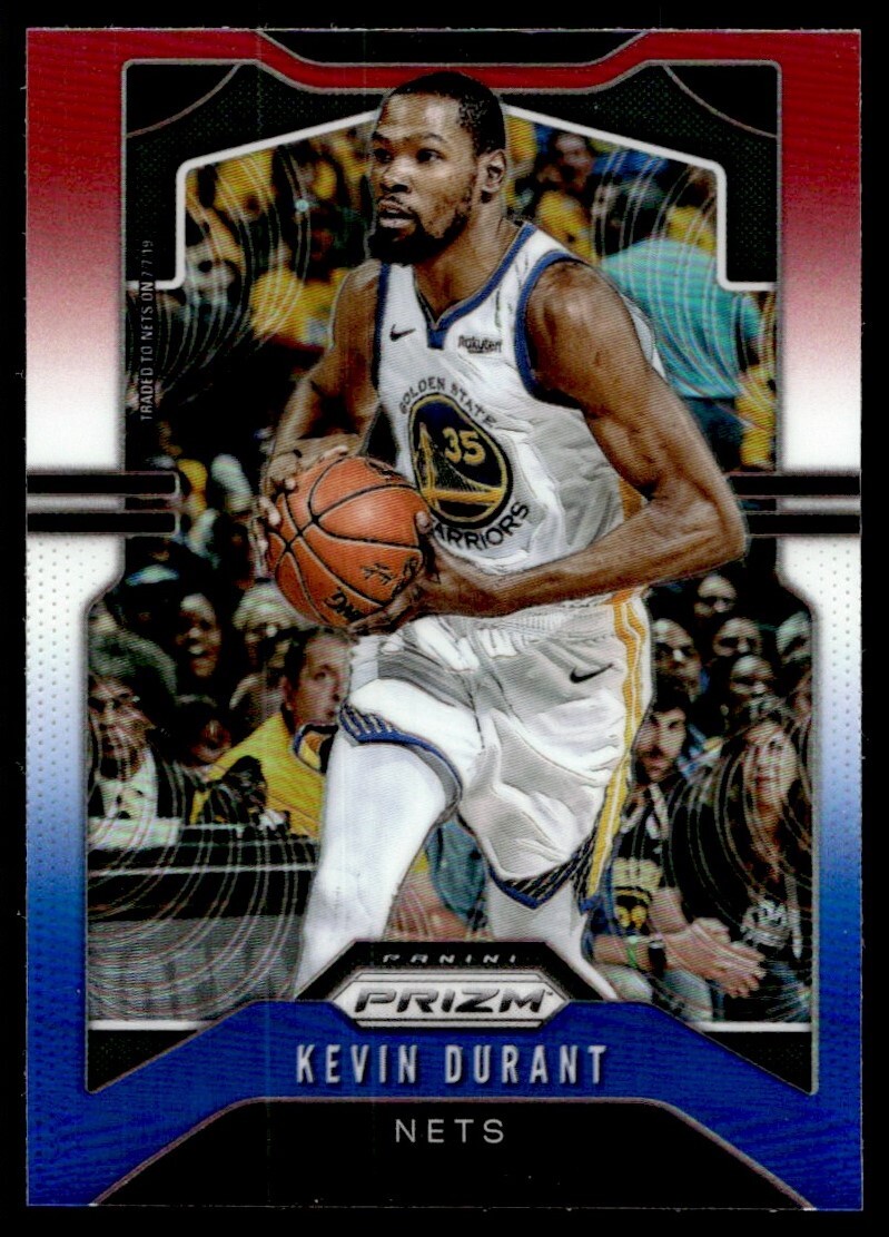 2019-20 Panini Prizm Red White Blue Kevin Durant G23 Brooklyn Nets #210