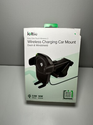 Iottie Easy One Touch Wireless 2 Air Vent/CD Wireless Charging Mount New In Box