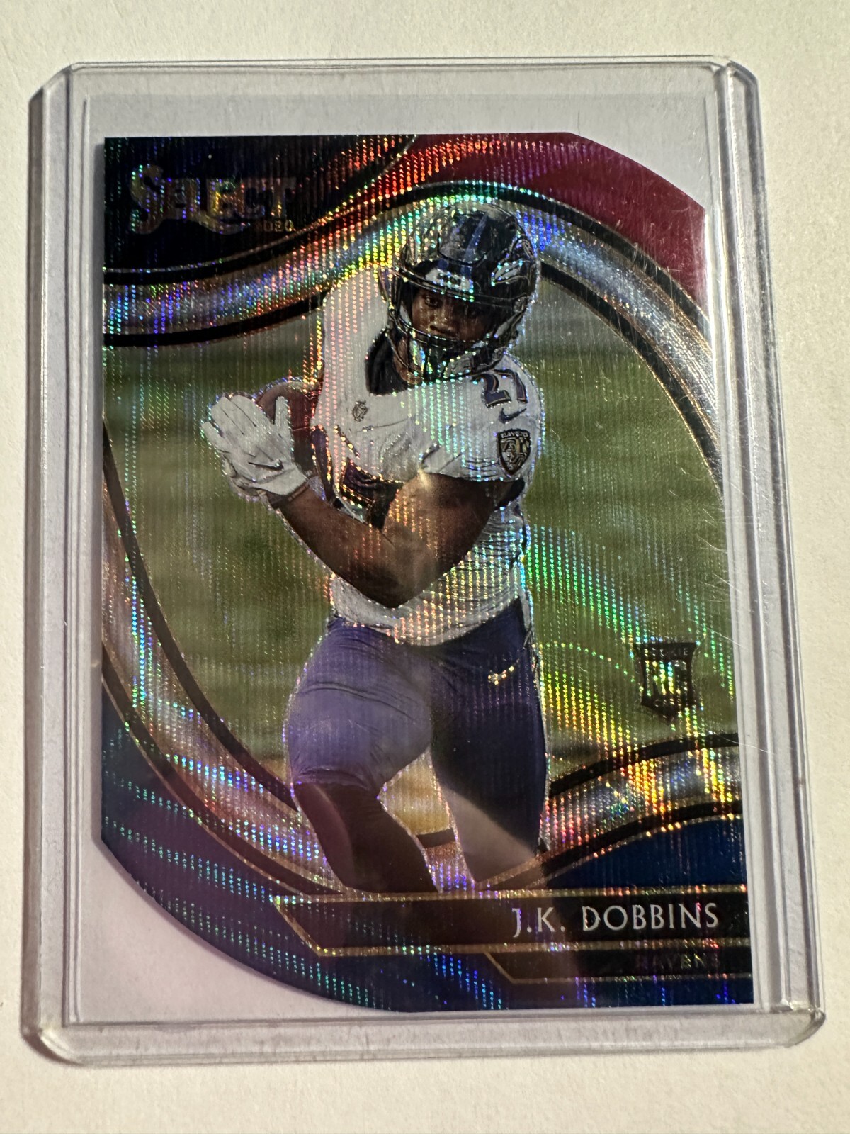 K117,154 - 2020 Select Prizm Tri Color Die Cut #352 J.K. Dobbins