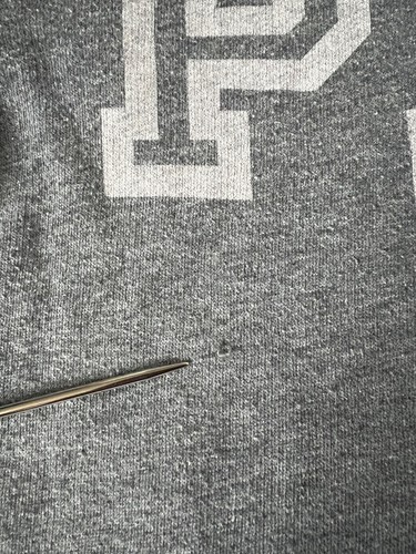 Victoria’s Secret PINK 1/4 Zip Gray Athletic Long Sleeve Top Sweatshirt Size XS - Picture 16 of 18