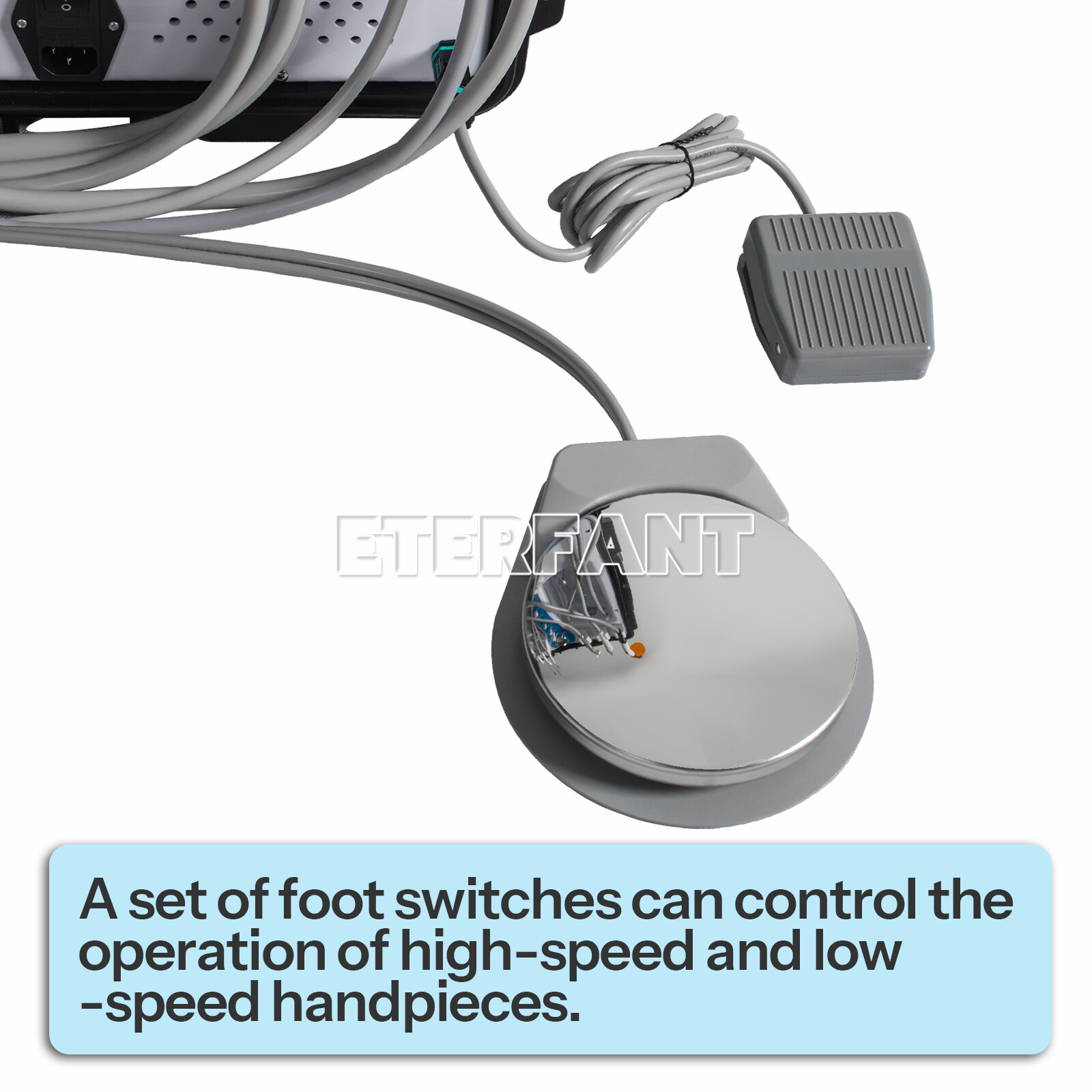 Dental Unit System Air Compressor/Delivery Cart Treatment/Turbine Unit 4Hole US