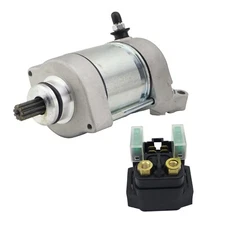 Starter Motor with Solenoid Relay for Yamaha R1 YZFR1 2009-2014 14B-81890-00-00