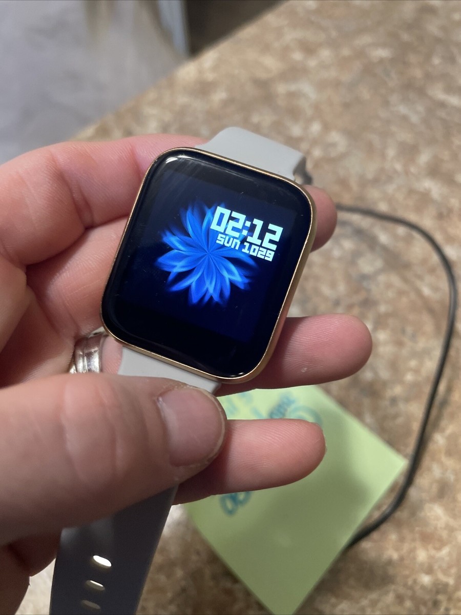 iTouch Air Smartwatch 40 mm Gold Pink Case with Stainless Steel