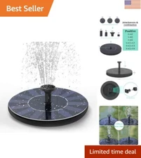 Versatile Mini Solar Fountain Pump with Free Standing Kit for Outdoor Decor
