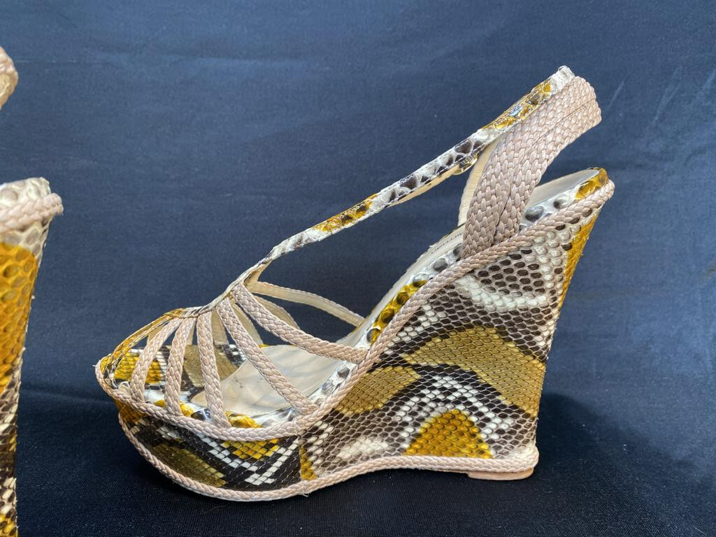 "Alexandre Birman" Pumps, Genuine Python Snake, H… - image 15
