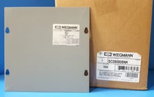 (FREE SHIPPING) SCREW COVER PULL BOX, SC080808NK, WIEGMANN, 8X8X8IN, WALL MOUNT