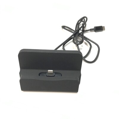 Ladestation USB Type C Sync & Dock Schwarz Silber Docking für Apple iPhone