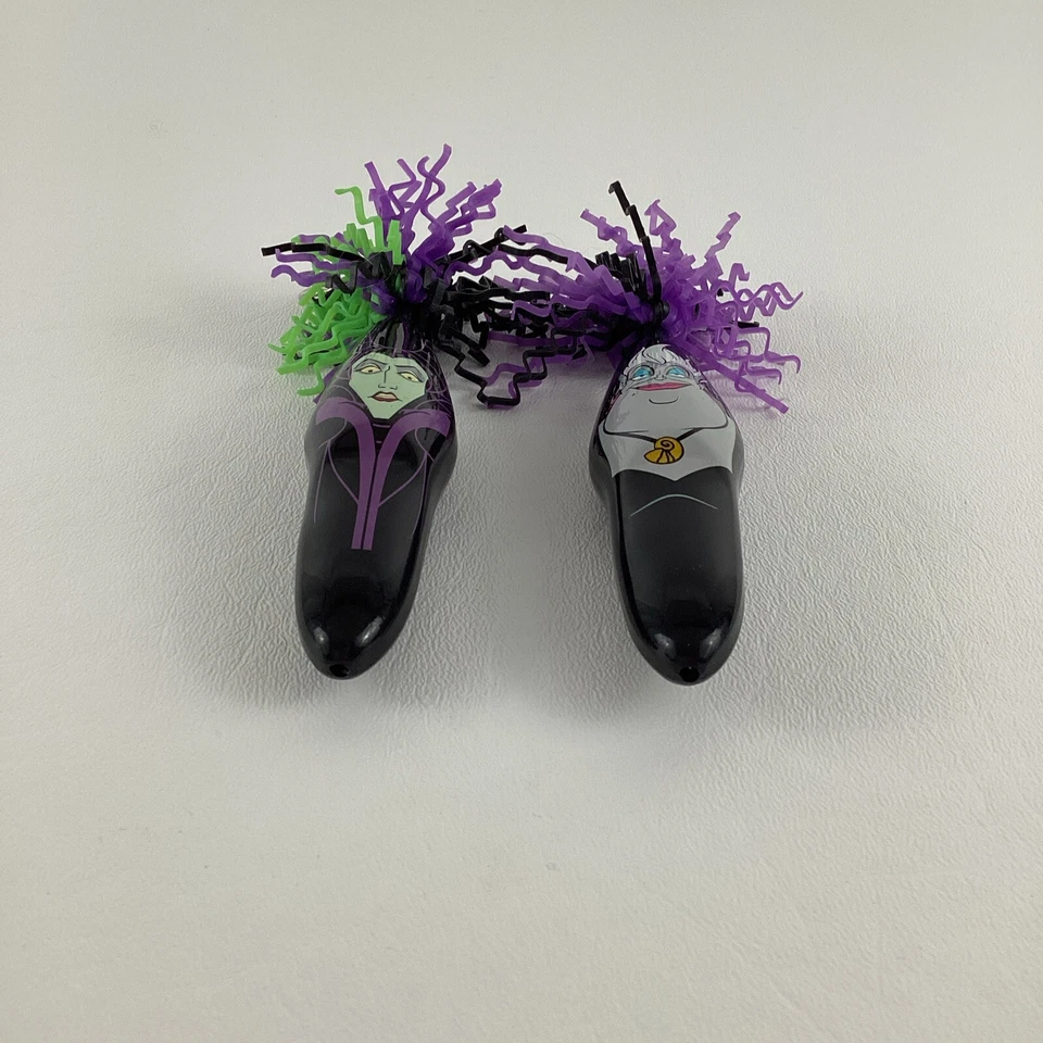 Kooky Klickers Disney Villanos Maléfica Úrsula Tinta Pluma Llavero Malvado Conjunto Lote Foto 2 de 4
