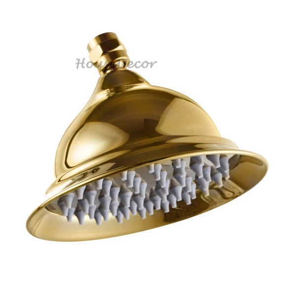 Gold Round 8 Inch Rainfall Rain Shower Head Stainless Steel Bathroom Top Sprayer
Opens in a new wind