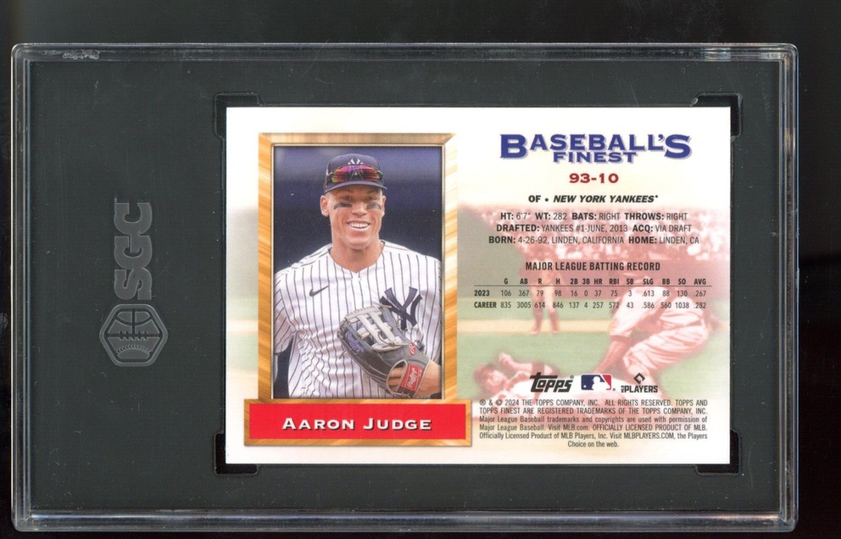 2024 Topps Finest - What If…1993 Finest Prototypes Aaron Judge #93