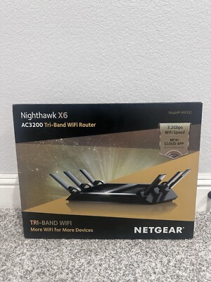 NETGEAR R8000P Nighthawk 1000 Mbps 4 Port Tri-Band WiFi Router (R8000P100NAS)