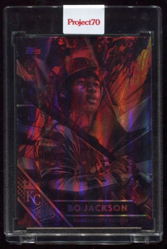 TOPPS PROJECT 70 FOIL #674 BO JACKSON by MIKAEL B ROYALS 68/70