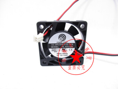 POWER LOGIC PL40S12M 12V 0.05A 4010 4CM 40*40*10 2-wire cooling fan