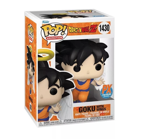 Funko Pop! Animation Dragonball Z Goku With Wings # 1430 Figure PX Previews Excl
