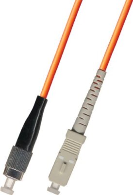 20M Multimode Simplex Fiber Optic Patch Cable Cord 62.5/125 FC to SC Patch Cord