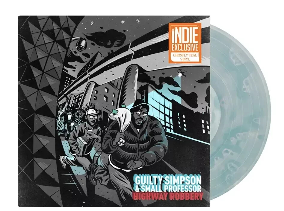 Guilty Simpson & Small Professor - Ограбление на большой дороге - Виниловая пластинка Teal LP - НОВИНКА