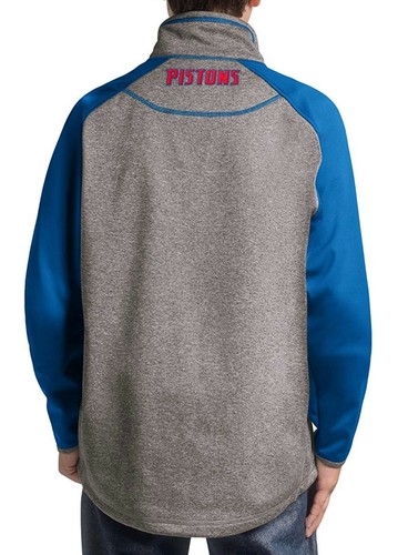 G-III Sports Detroit Pistons Youth Boys Mountain Trail Half Zip Pullover Jacket - Picture 2 of 2