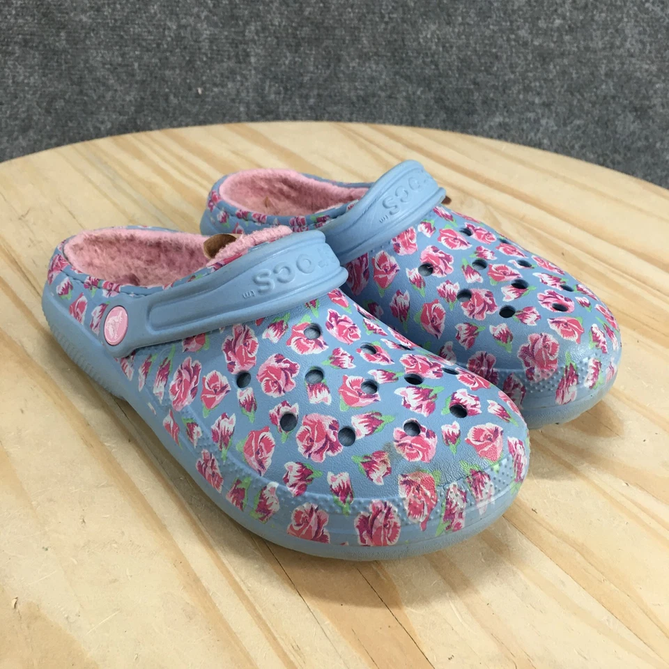 Crocs Zapatos Junior 3 Zuecos Gris Multicolor Sin Cordones Punta Redonda Informal Comodidad Foto 3 de 4