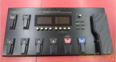 BOSS GT-100 Multi-Effects Guitar Effect Pedal W/AC Adapter Import from japan