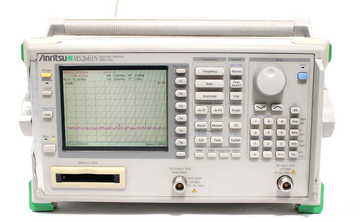 Anritsu MS2661N Spectrum Analyzer 100Hz - 3GHz For Parts | eBay