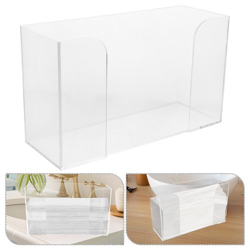 Paper Wipe Holder Tissue Box Dispenser Office Desk Container Tissues Boxes