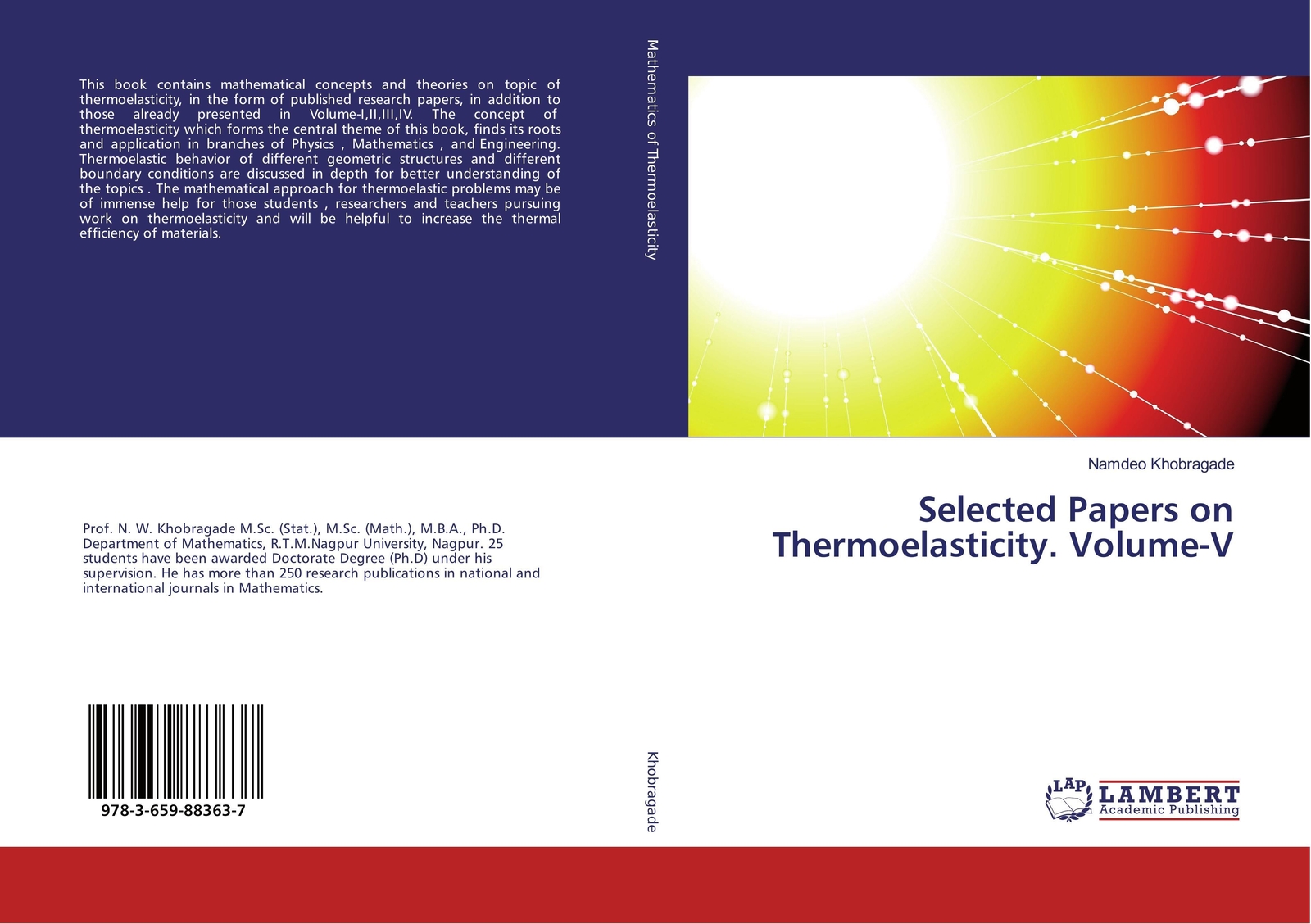 Thumbnail - Namdeo Khobragade | Selected Papers On Thermoelasticity. Volume-v |