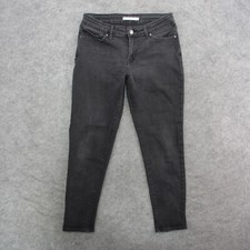 Levi's 711 Jeans Women's 28 Black Dark Wash Skinny Jeans