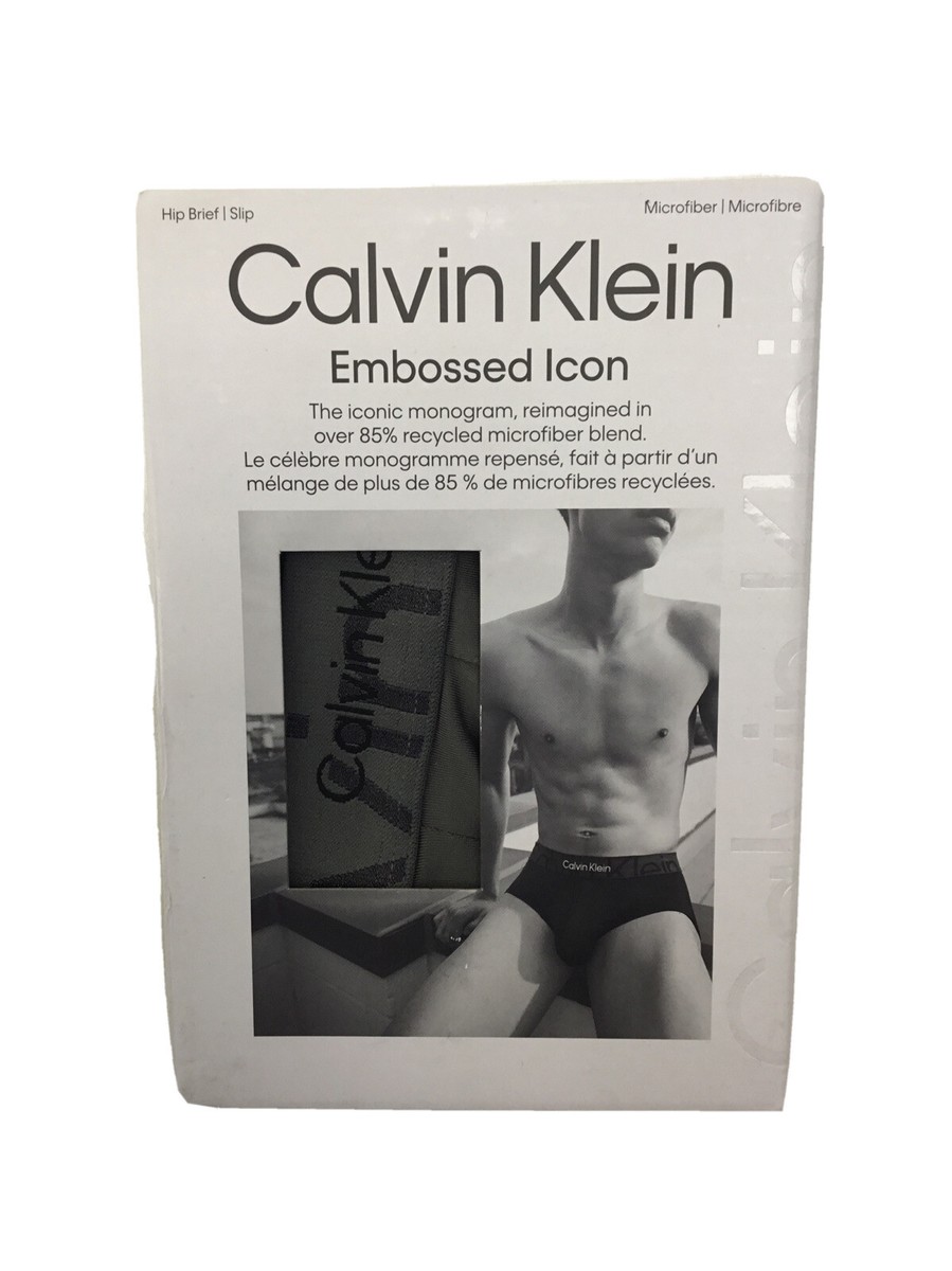 Hip Brief Slip Microfibra Calvin Klein Calvin Klein Men's Embossed